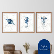 Load image into Gallery viewer, UnderwaterBundle Digital Wall Art, Underwater Wall decor, Instant download