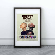Load image into Gallery viewer, Chris Brown Breezy Bowl 2025 Concert Poster Fan Art Printable PDF Wall Decor RnB Music Tour Memorabilia
