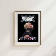 Load image into Gallery viewer, Chris Brown Breezy Bowl Concert Poster Fan Art Digital Download PDF Print Wall Decor