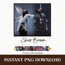 Load image into Gallery viewer, Chris Brown & Michael Jackson Tribute PNG | Digital Download | DTF and DTG Printing