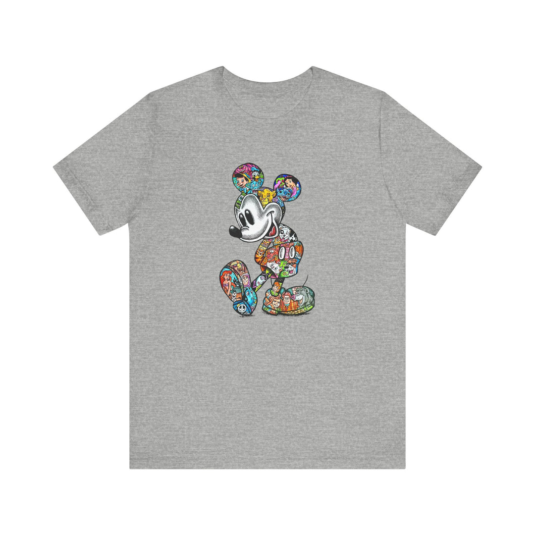 Custom Vintage Mickey - Unisex Jersey Short Sleeve Tee