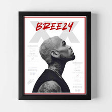 Load image into Gallery viewer, Chris Brown Breezy Bowl Concert Poster Fan Art Print Digital Download Music Wall Decor R&amp;B Tour Memorabilia
