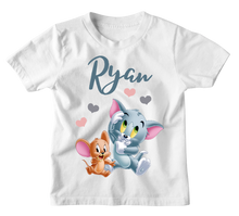 Load image into Gallery viewer, Baby Tom and Jerry Custom Toddler Shirt
