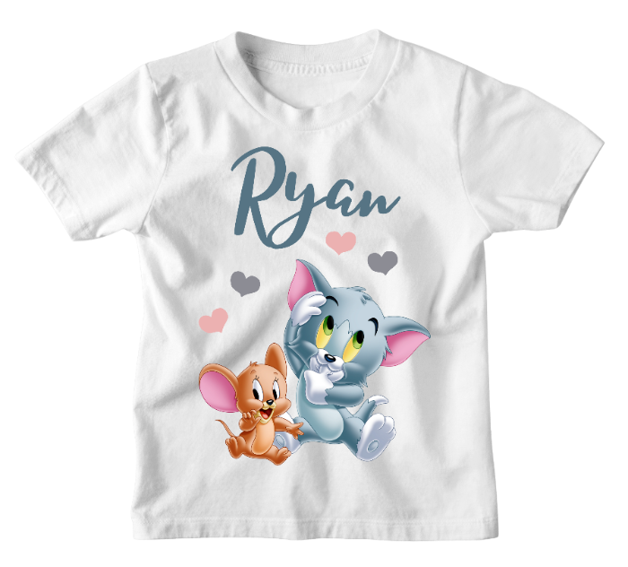 Baby Tom and Jerry Custom Toddler Shirt