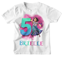 Load image into Gallery viewer, Custom Kids Encanto Mirabel Birthday Shirt
