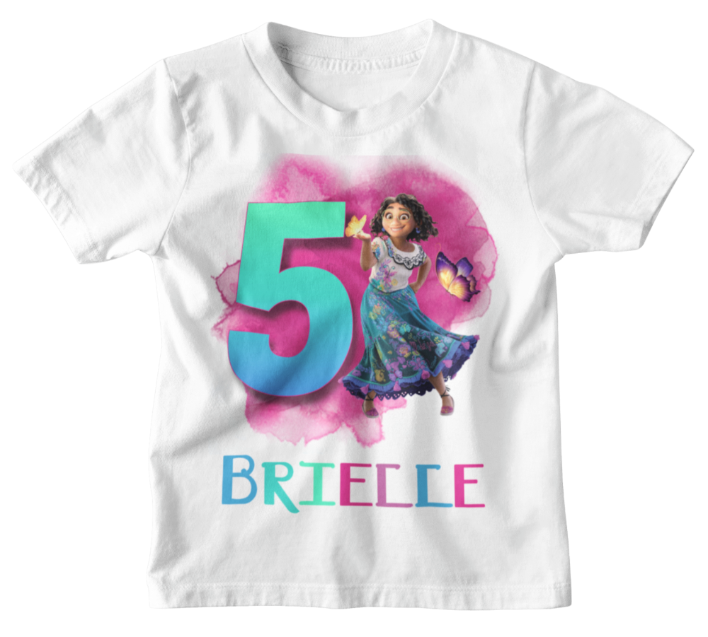 Custom Kids Encanto Mirabel Birthday Shirt